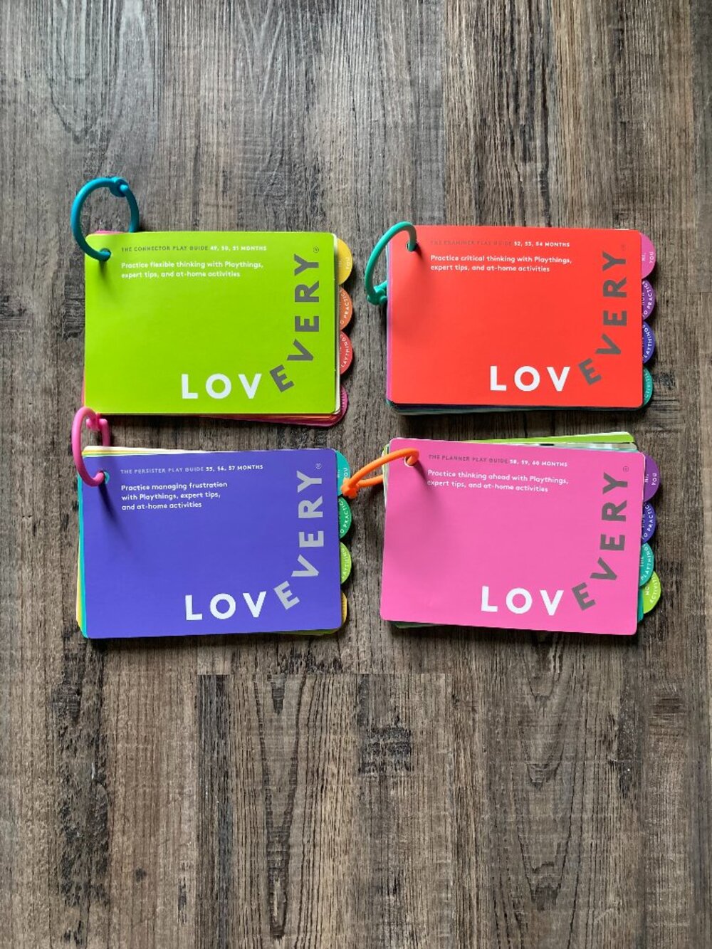 Lovevery Play Guides from the 4-Year-Old Kits